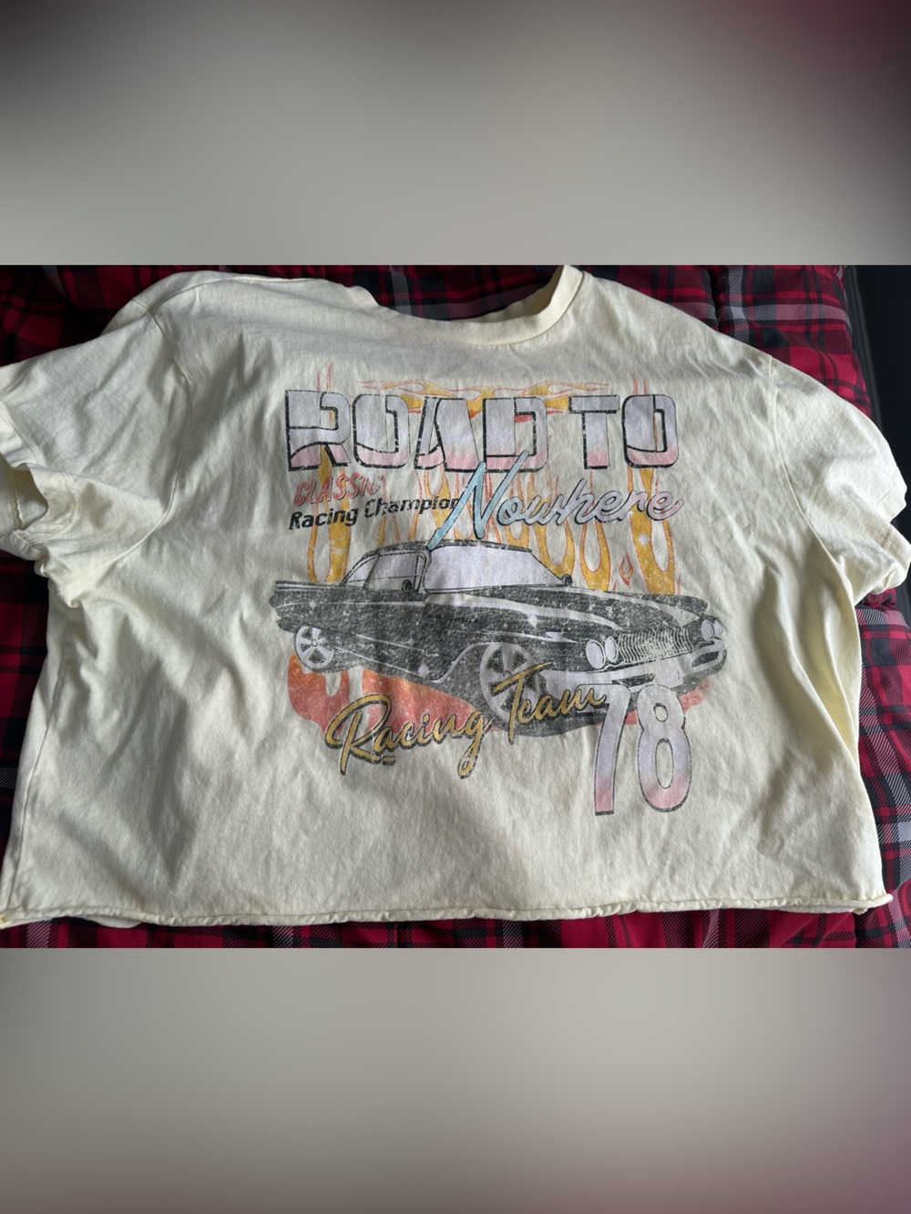 Vintage Style 'Road to Nowhere' Racing Graphic Tee
